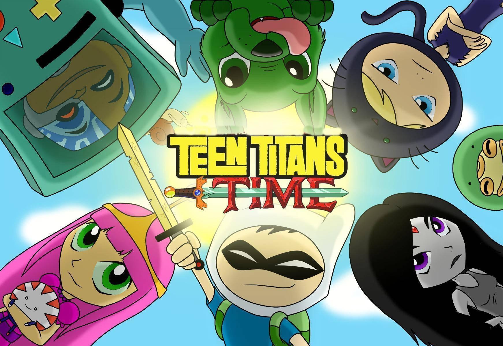 Teen Titans Time Poster Wallpaper