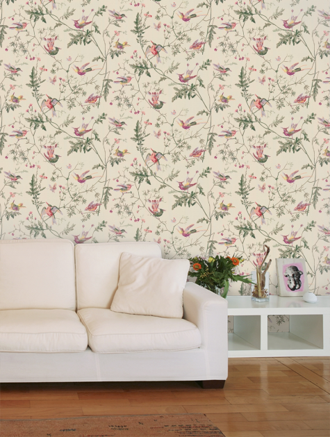 wallpapers name Wallpaper  Cole and Son Hummingbirds