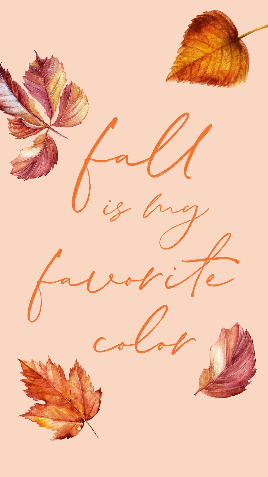 Cute Fall Phone X Wallpaper