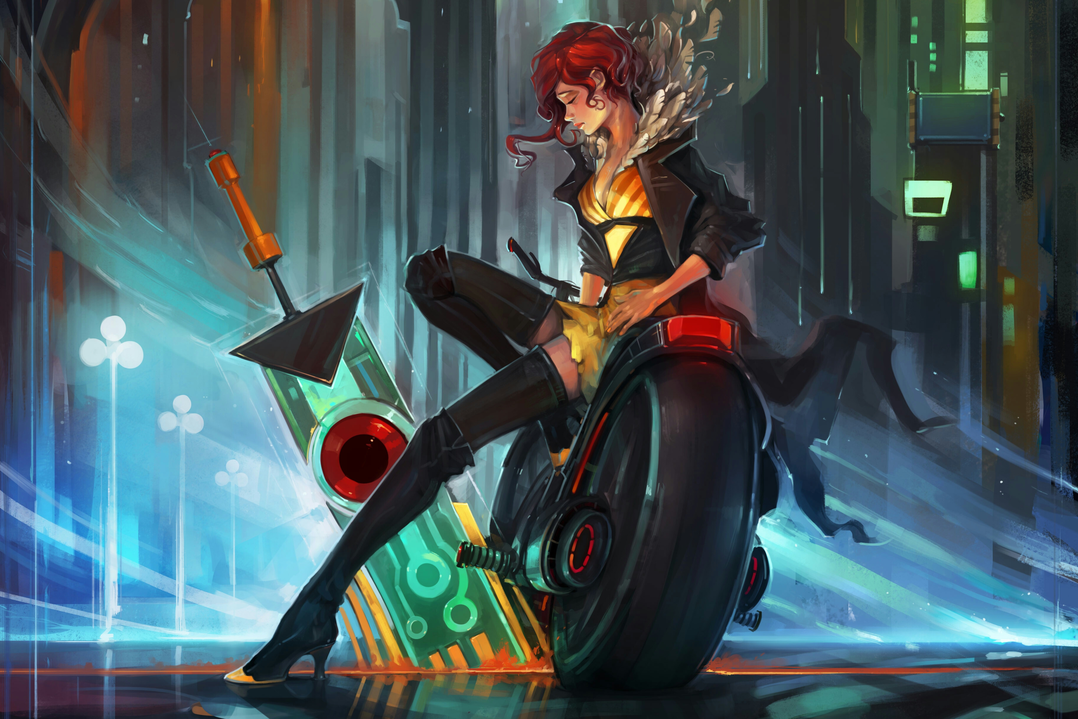  Transistor HD Wallpapers Backgrounds