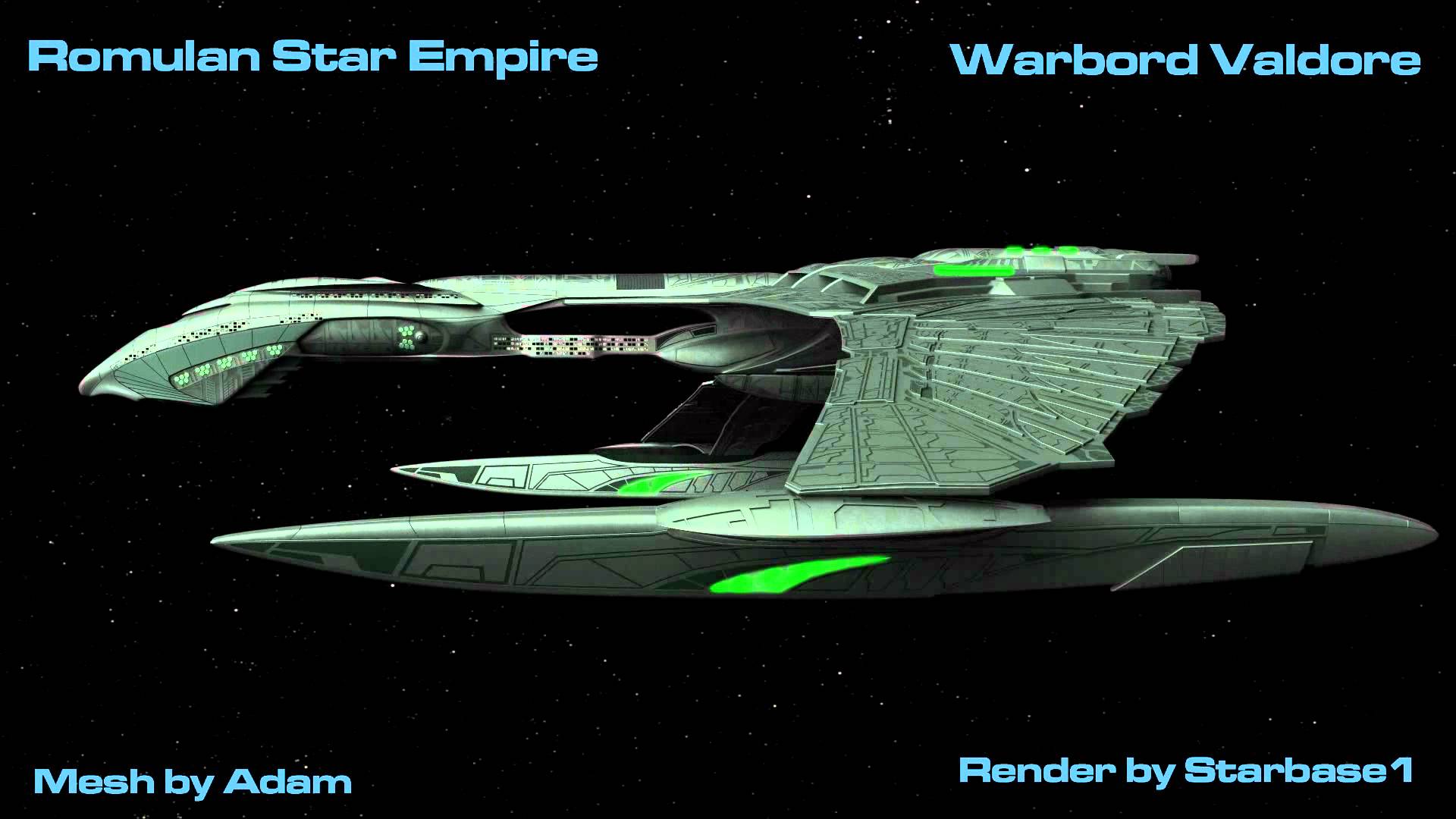 Romulan Warbird Valdore Turntable animation