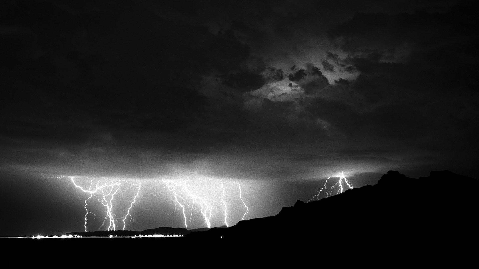 Summer Lightning Storm Nevada HD Wallpaper Jpg