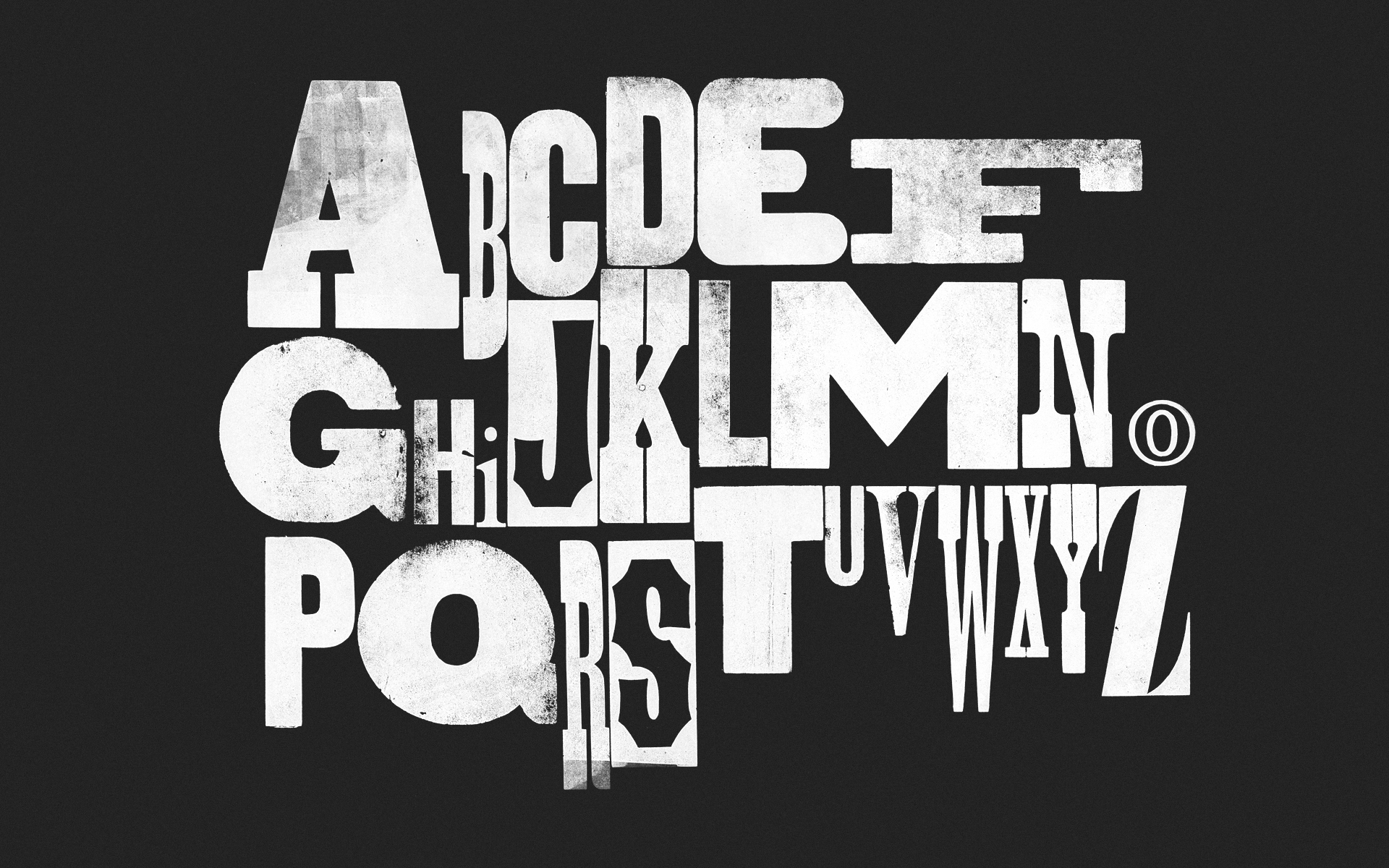 HD Alphabet Wallpaper
