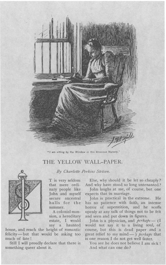 Yellow Wallpaper Feminism And Textual Studies Feminist