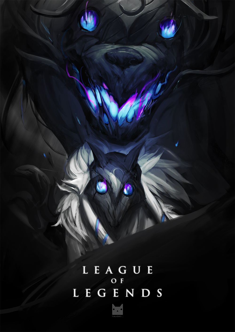 Kindred League Of Legends Fan Art Lol