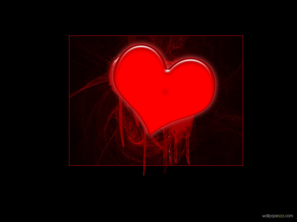 Heart In Blood Wallpaper