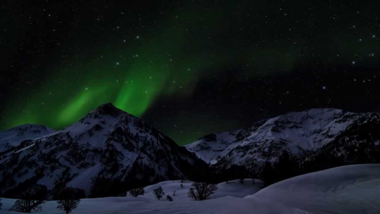 Northern Lights Effect Background Aurora Borealis HD