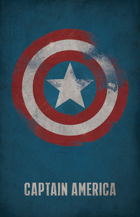 Captain America Poster Marvel By Westgraphics On