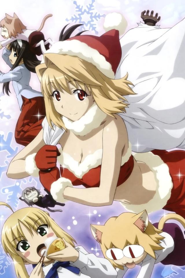 Christmas Anime Wallpaper iPhone Kawaii