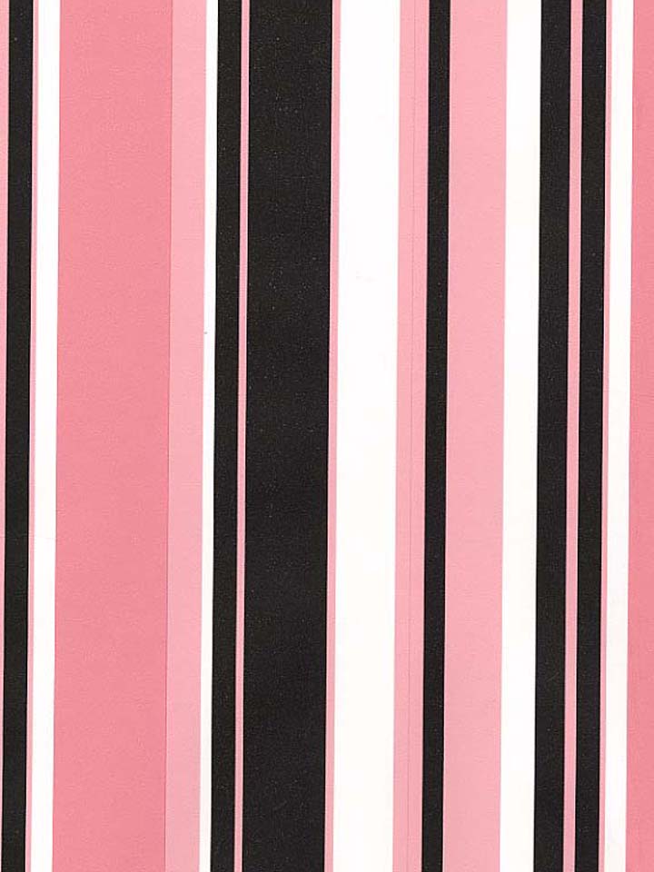 Pink Black And White Stripes Wallpaper