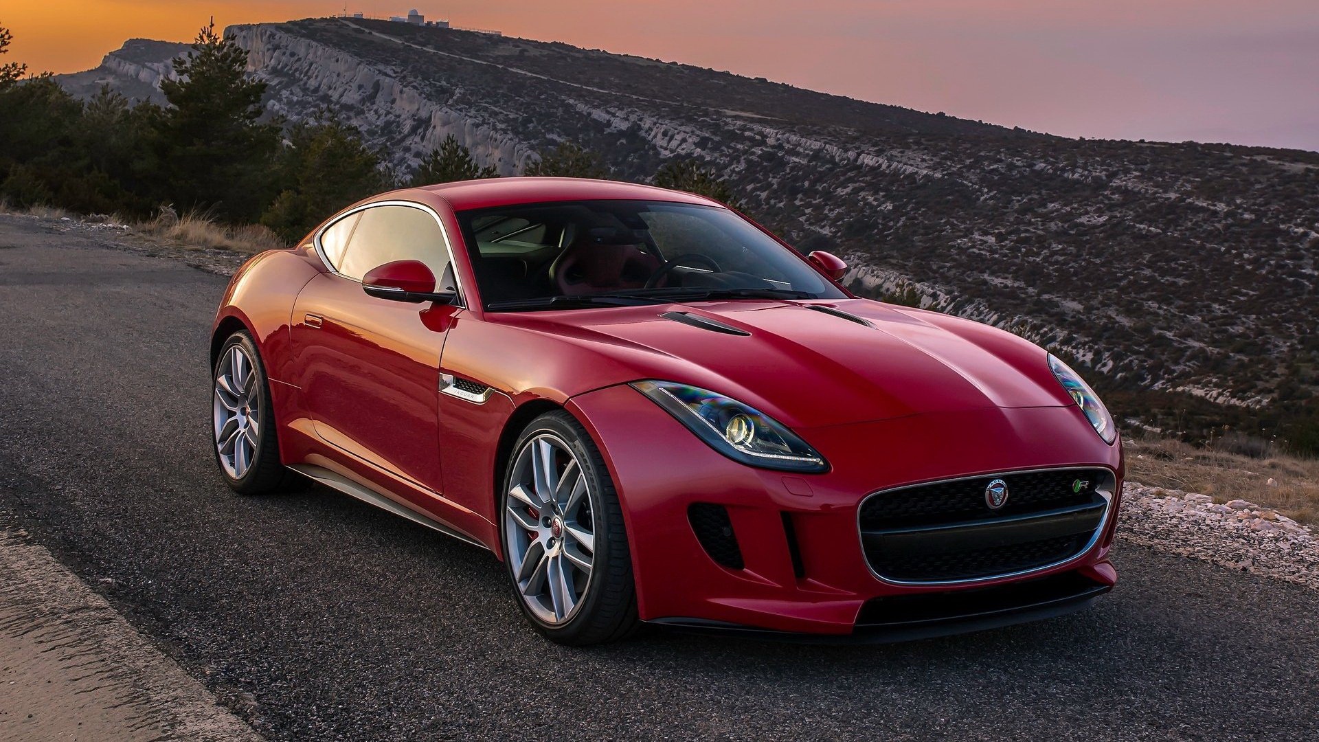 Jaguar F Type Red Side Coupe Stock Photos Image HD
