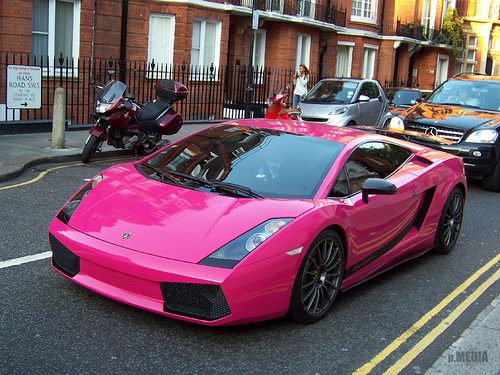 Pictures Of Pink Lamborghinis