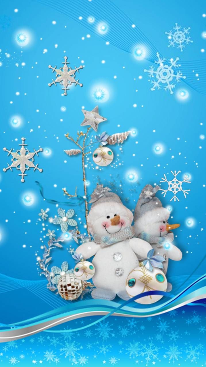 Snowman Wallpaper By Bluecoral74