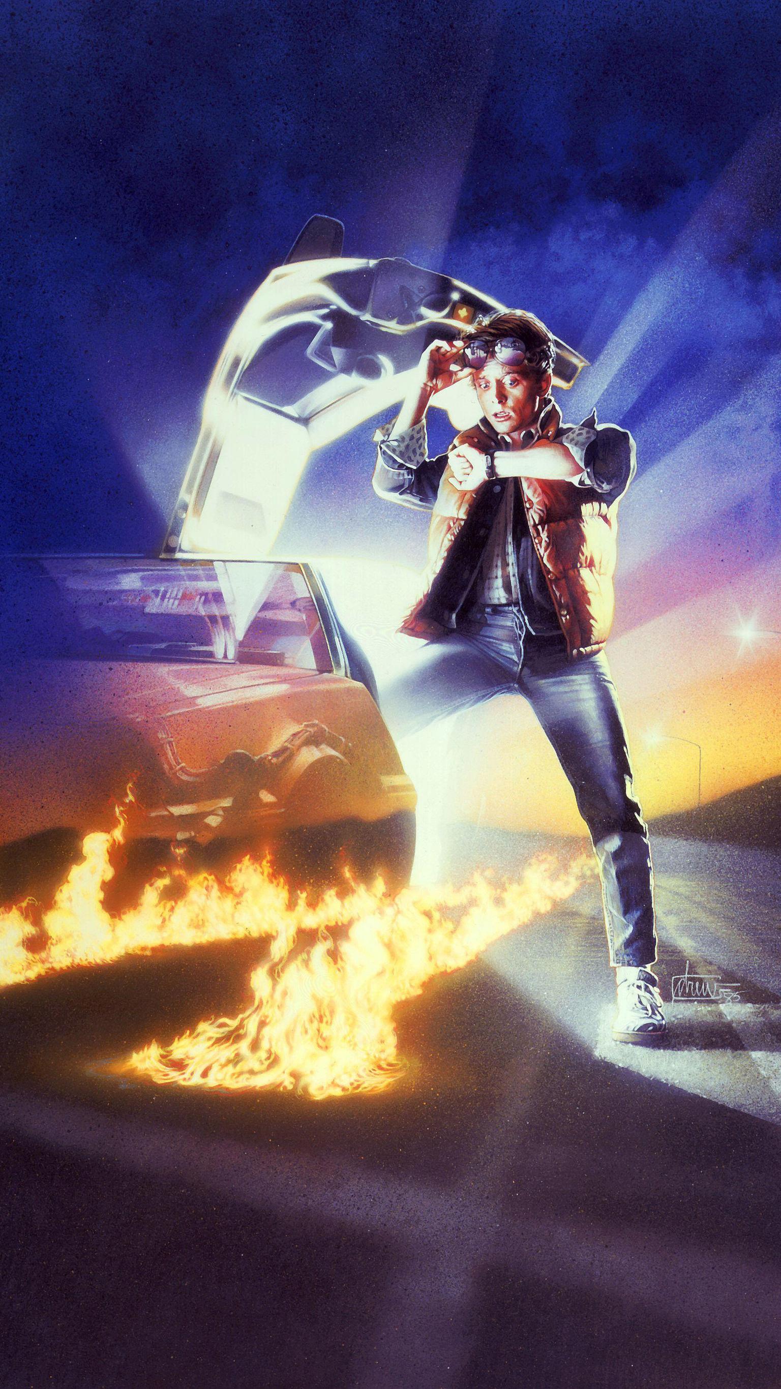 Back To The Future iPhone Wallpaper Top