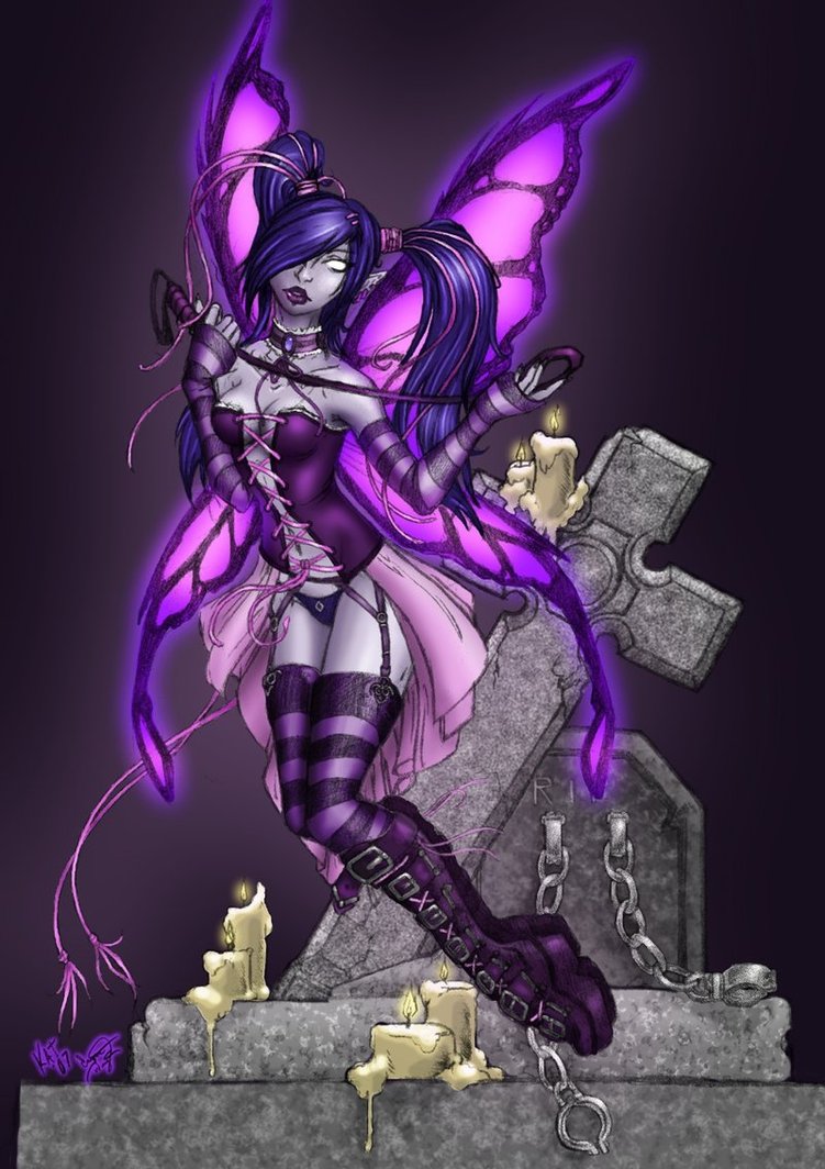 Goth Fairy By Kat Enigmawing