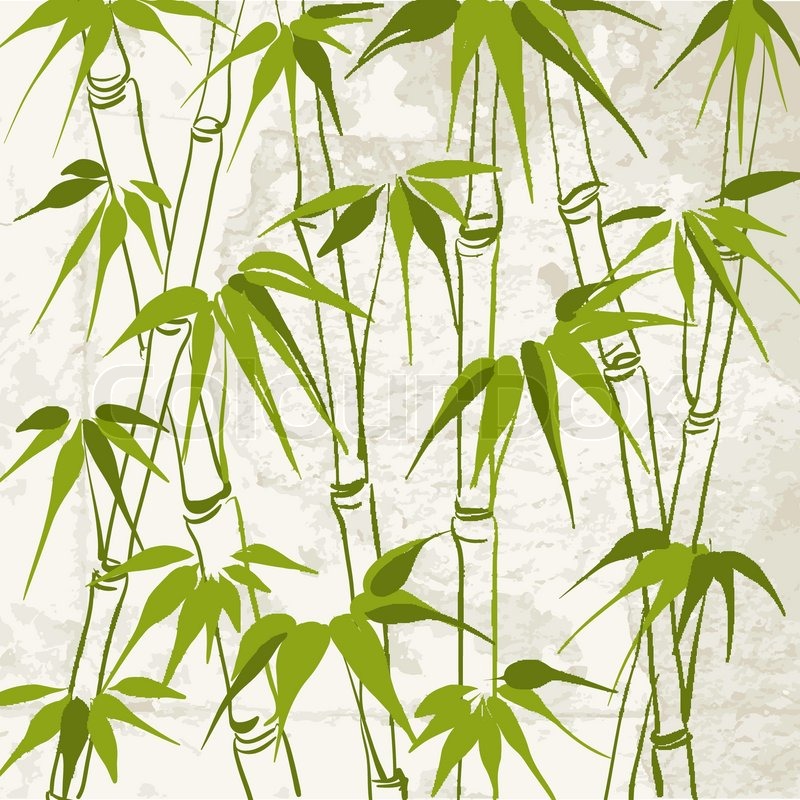 Bamboo Leaf Wallpaper With Leaves Pattern