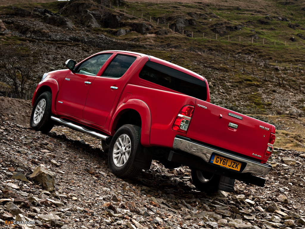 Wallpapers of Toyota Hilux Double Cab UK spec 2011 1024x768