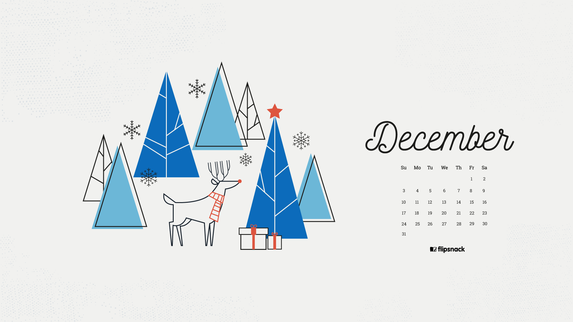 December Calendar Wallpaper