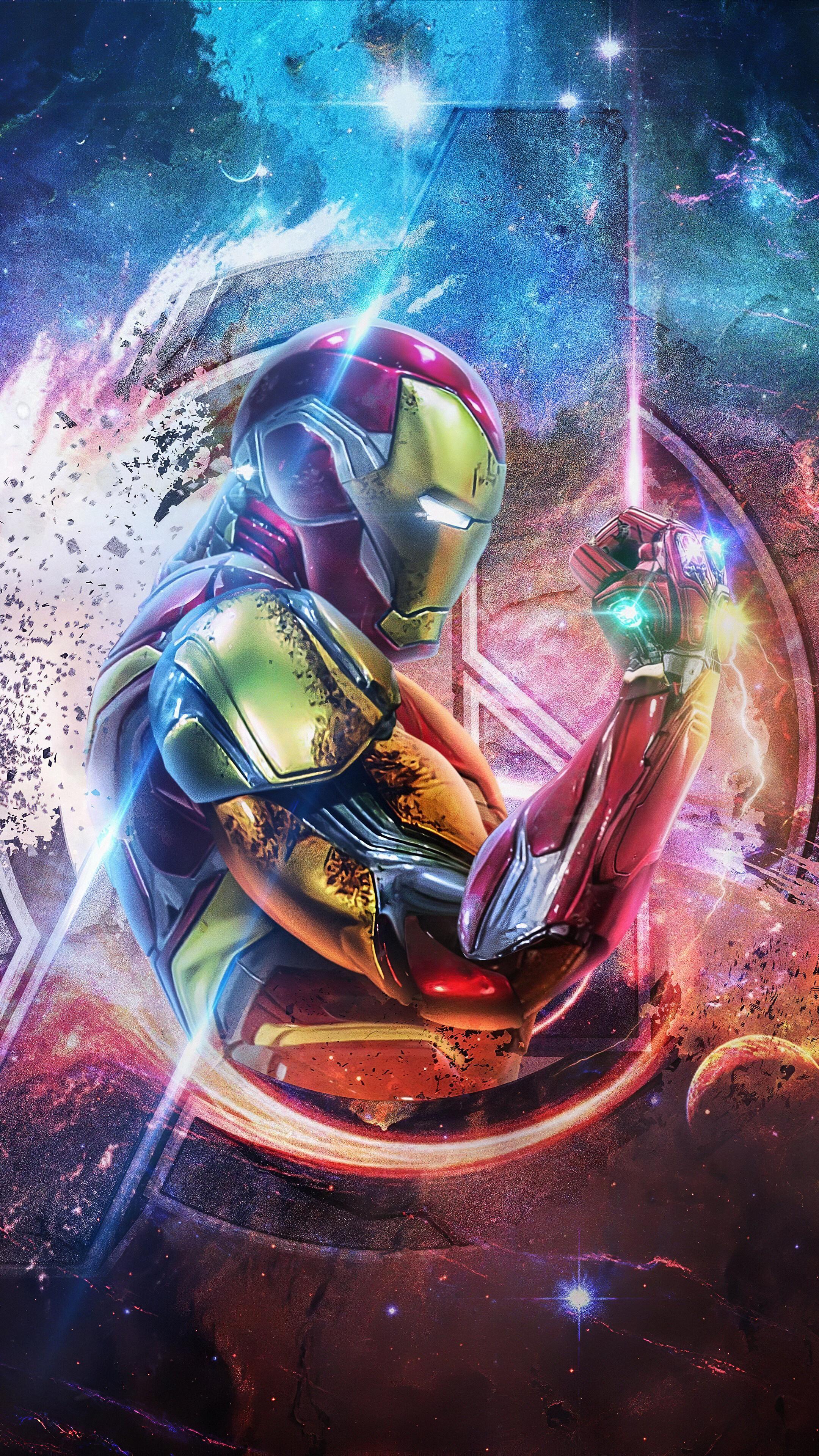 Iron Man Infinity Stones Avengers Endgame 4k Wallpaper