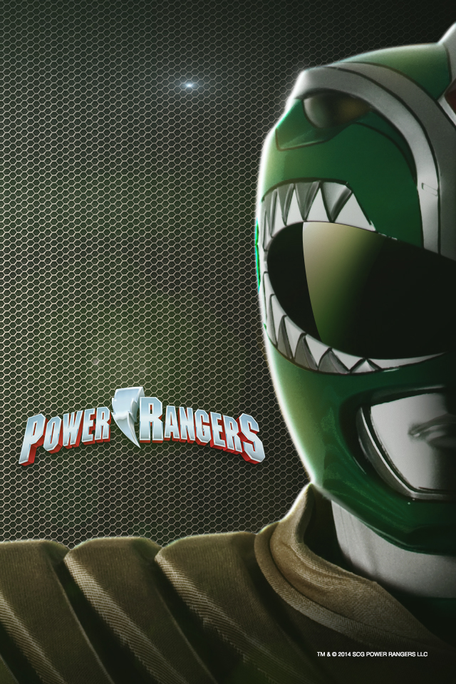 Power Rangers Wallpaper Mighty Megaforce Green Fun iPhone
