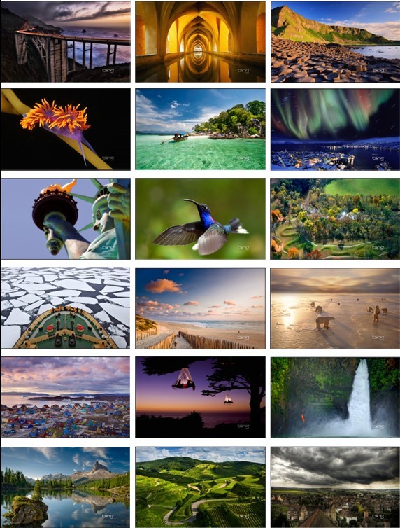 Best Of Bing Windows Theme Pack From Here 5mb