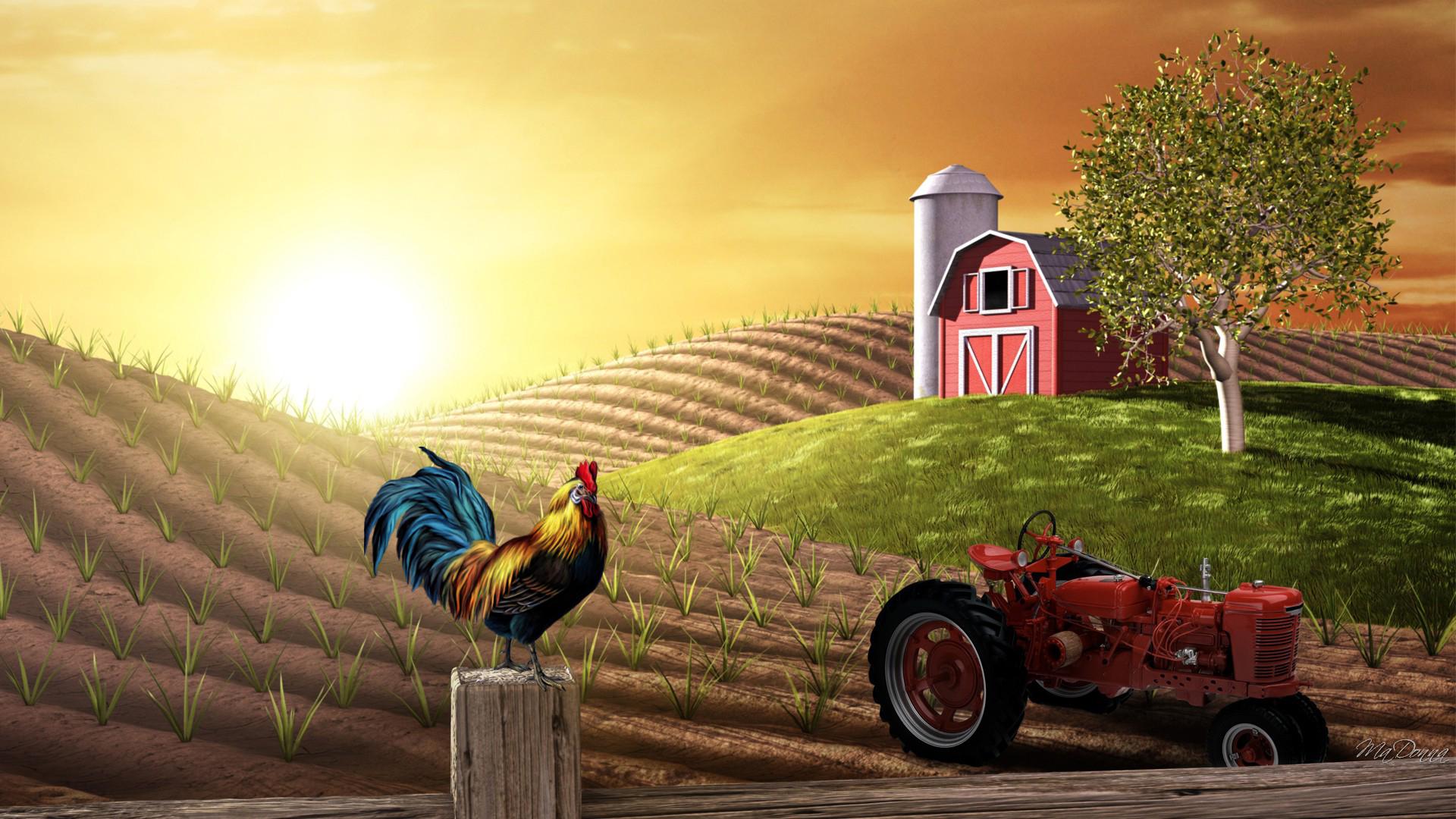 Beautiful Farm Wallpaper On