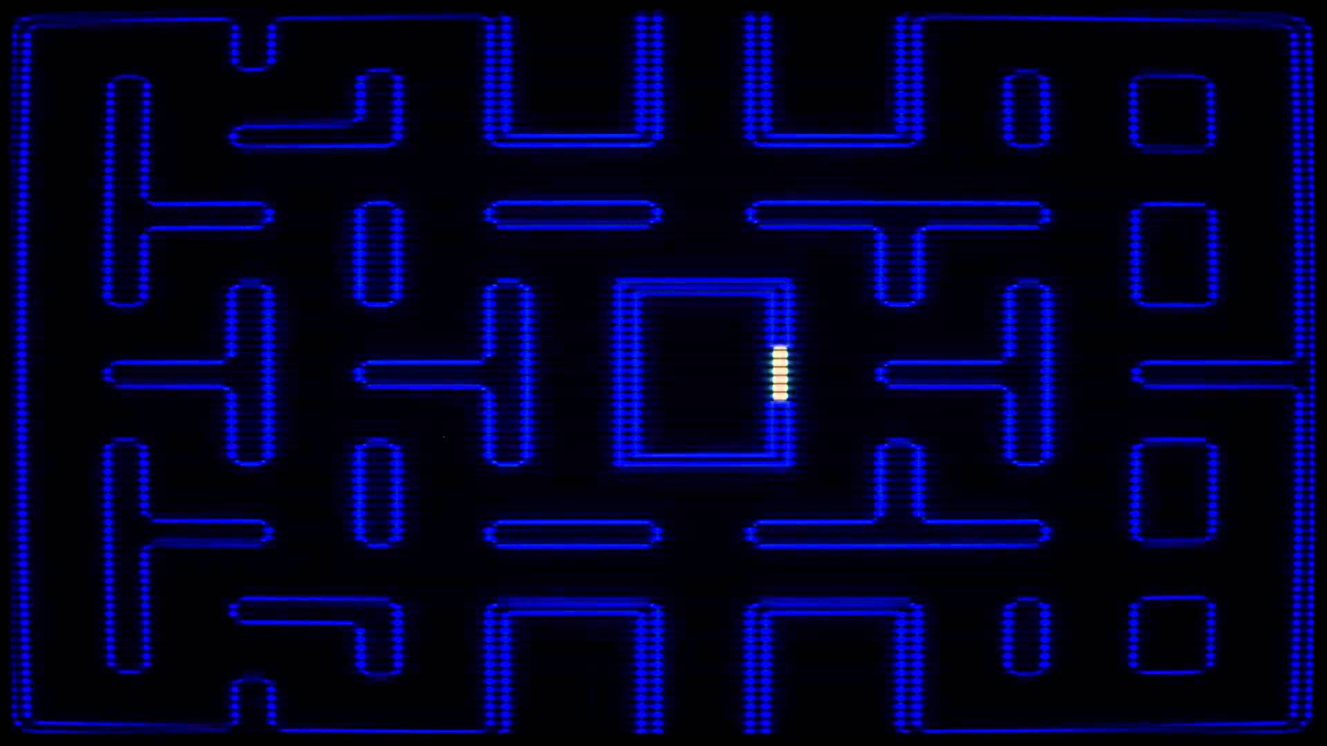 Pacman Blank Monitor Games Animation