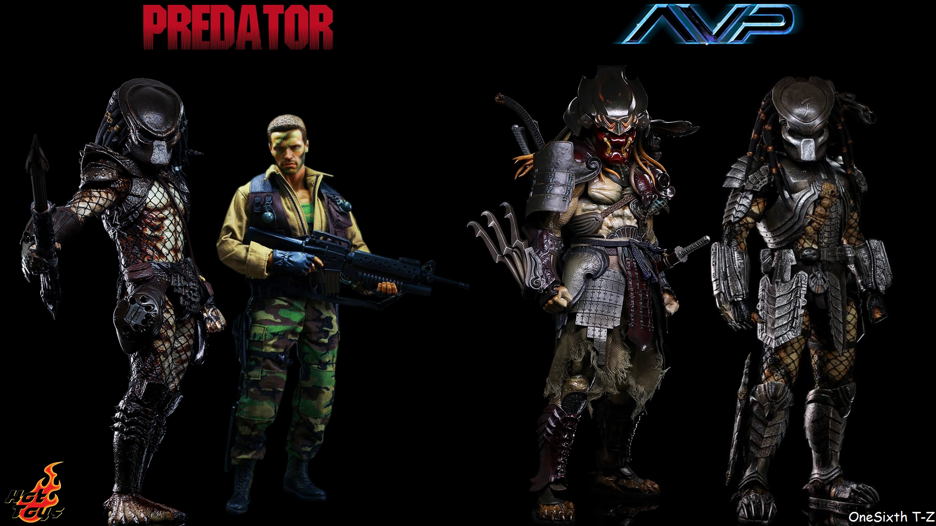 Hot Toys Predator Avp Lethal Weapon HD Wallpaper Dc Designs