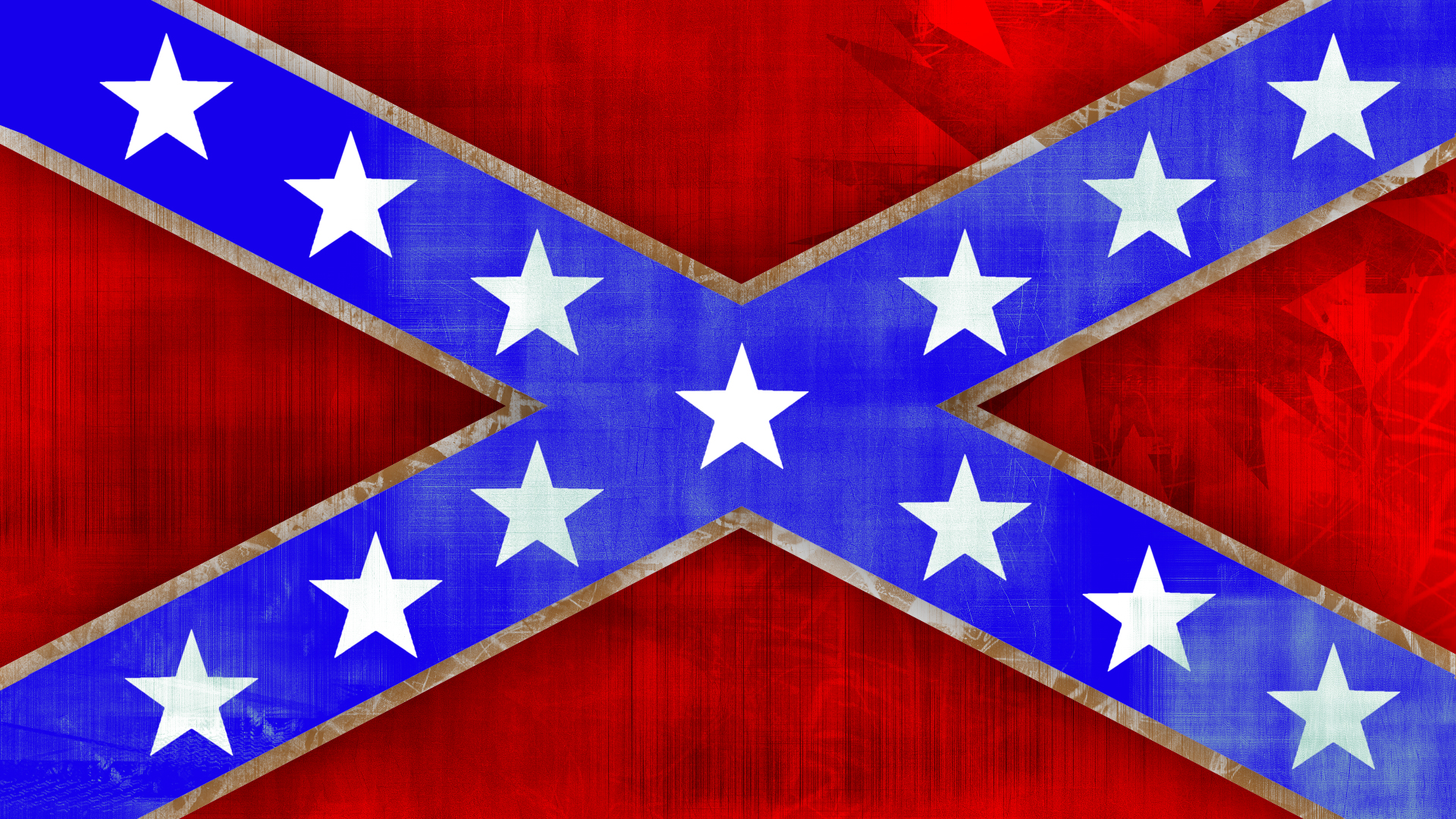 Confederate Flag W Grunge By Randompancake420
