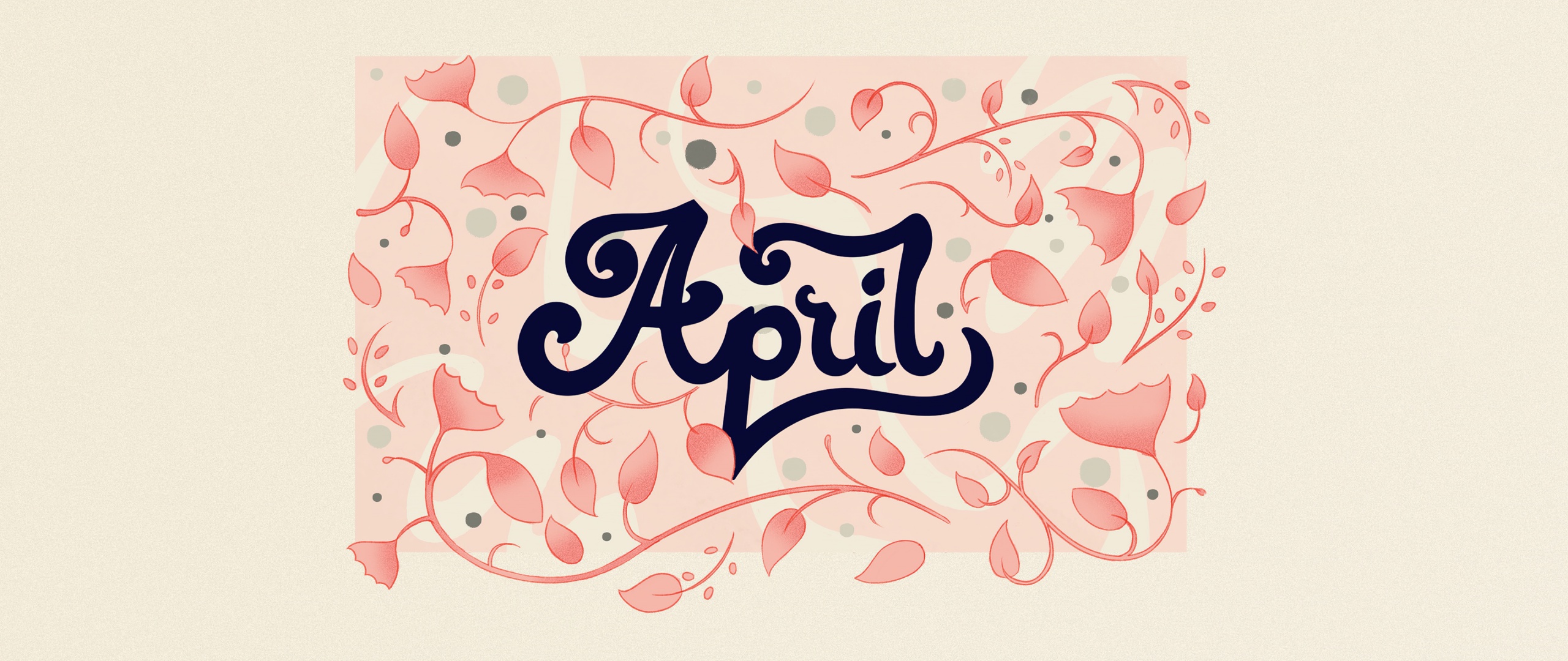 April Wallpaper 4k Illustration