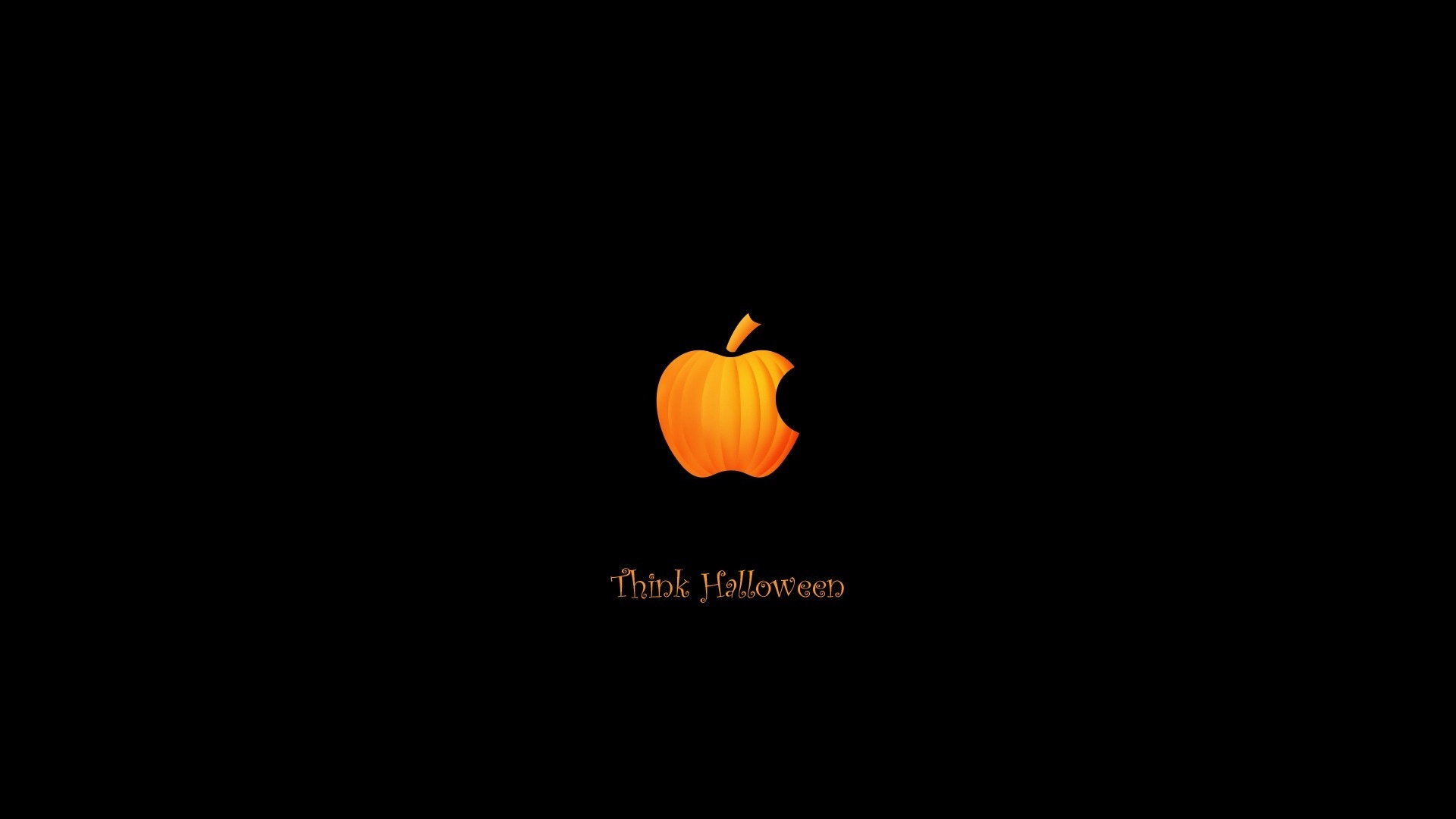 Pumpkin Apple Desktop Pc And Mac Wallpaper