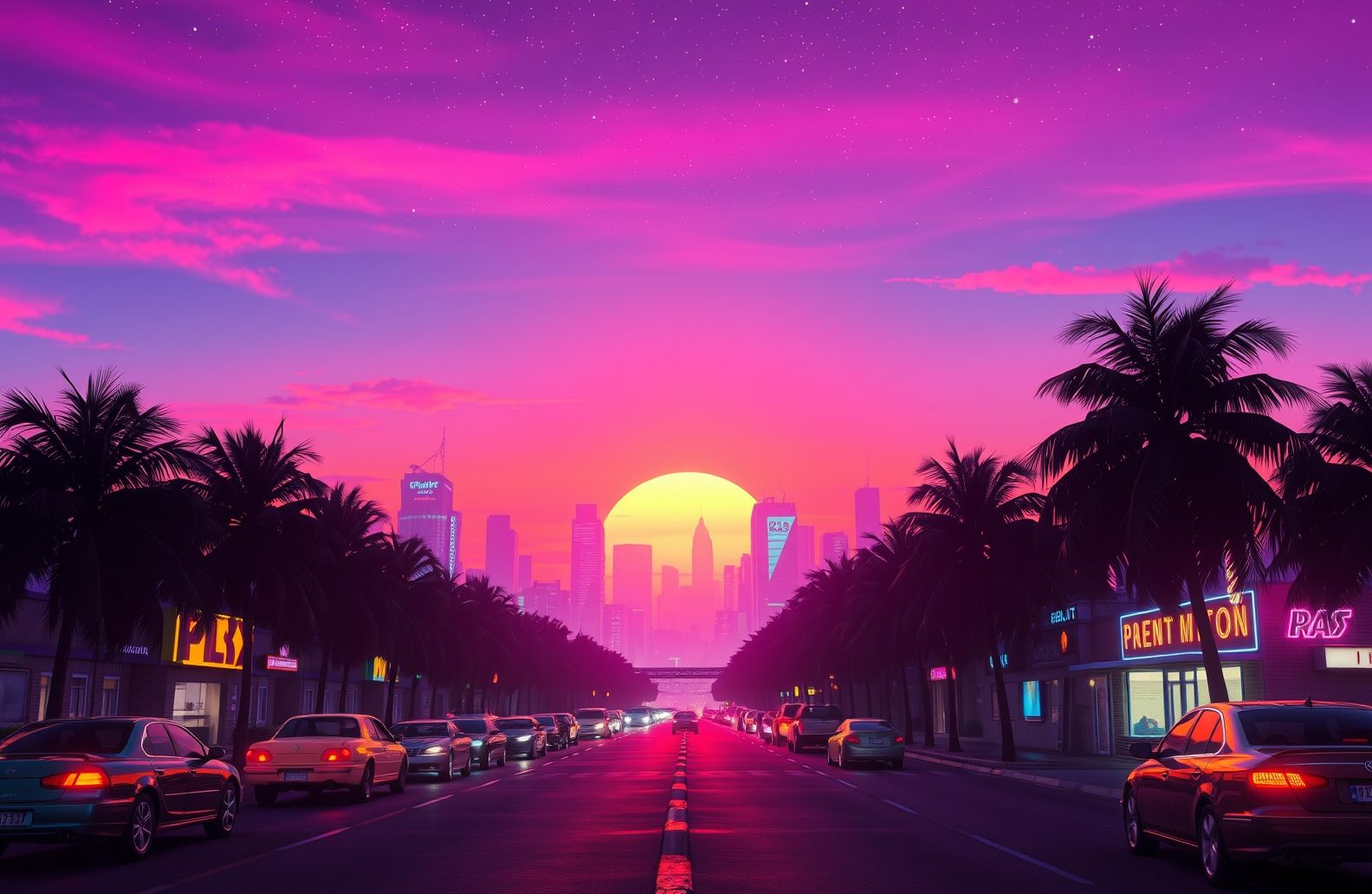 Retrowave Wallpaper