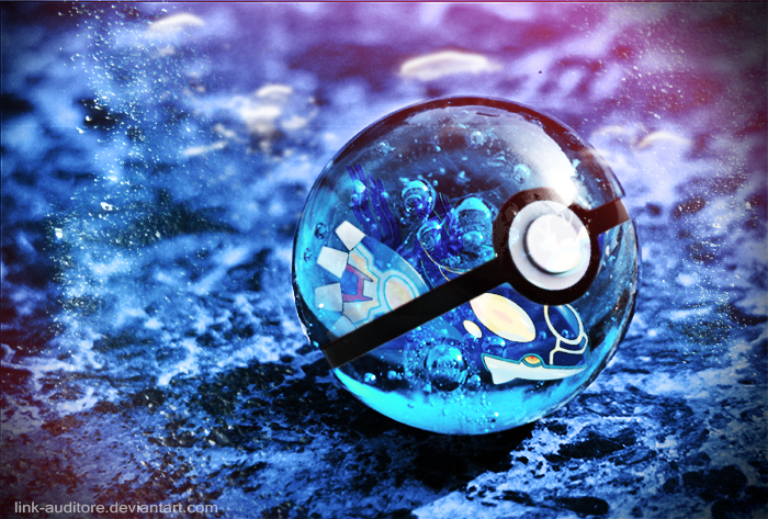 Pokemon Alpha Sapphire Kyogre Pokeball By Link Auditore