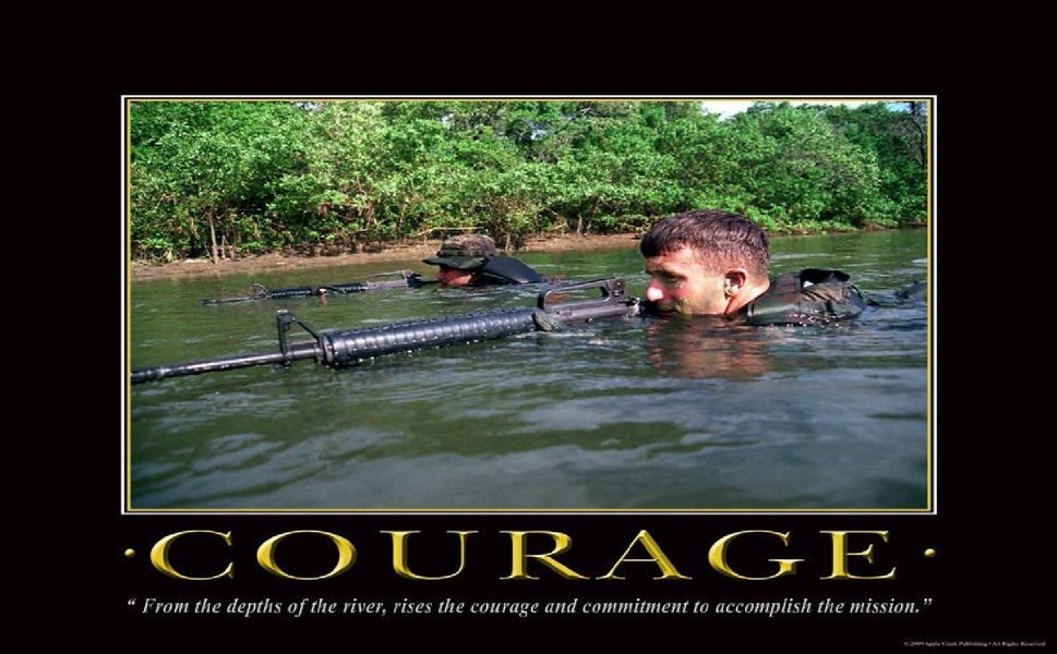 Courage Wallpaper