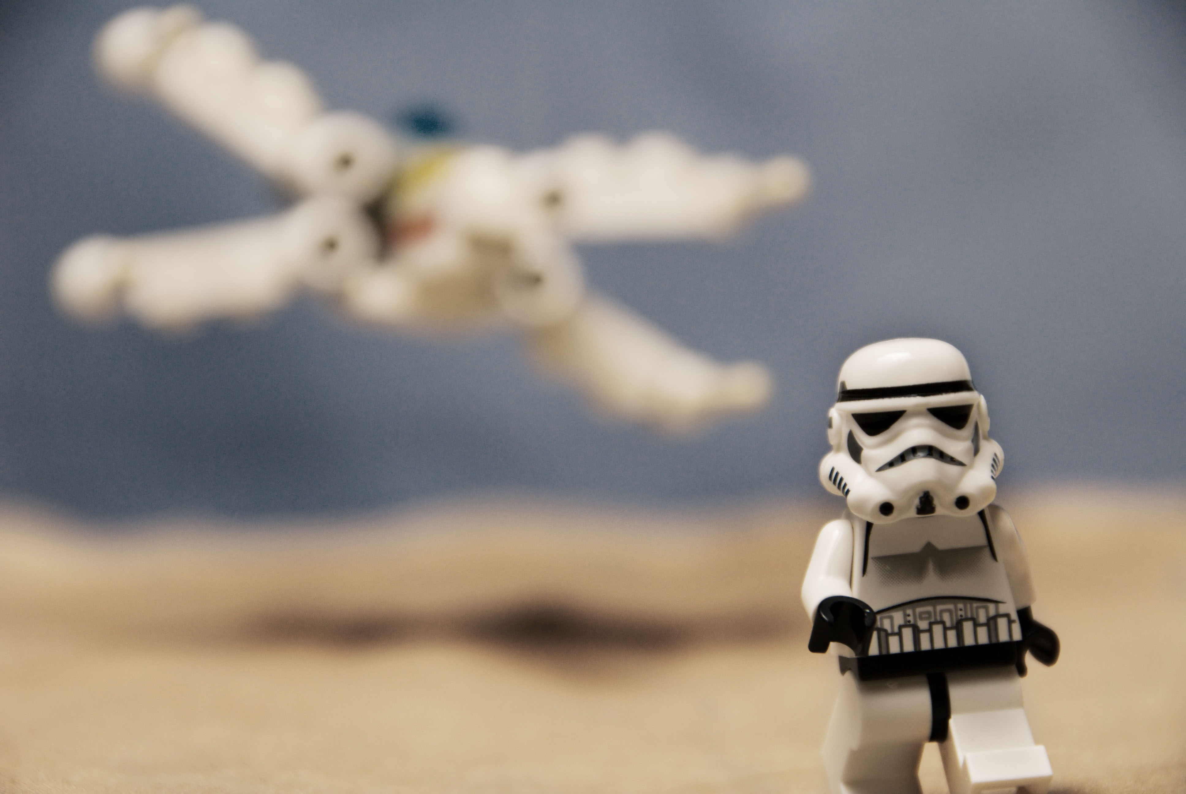 Star Wars Stormtroopers X Wing Legos Wallpaper