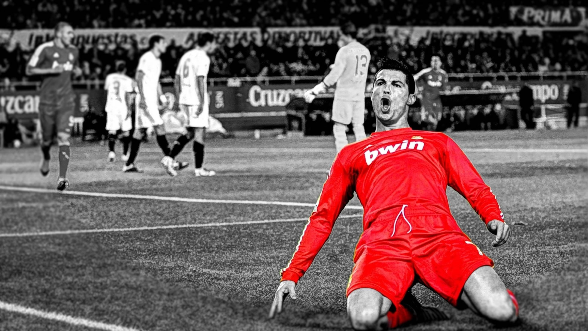 Cristiano Ronaldo Goal Celebration Wallpaper