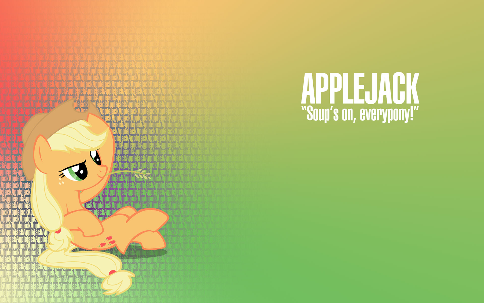 Pony Little Applejack Wallpaper