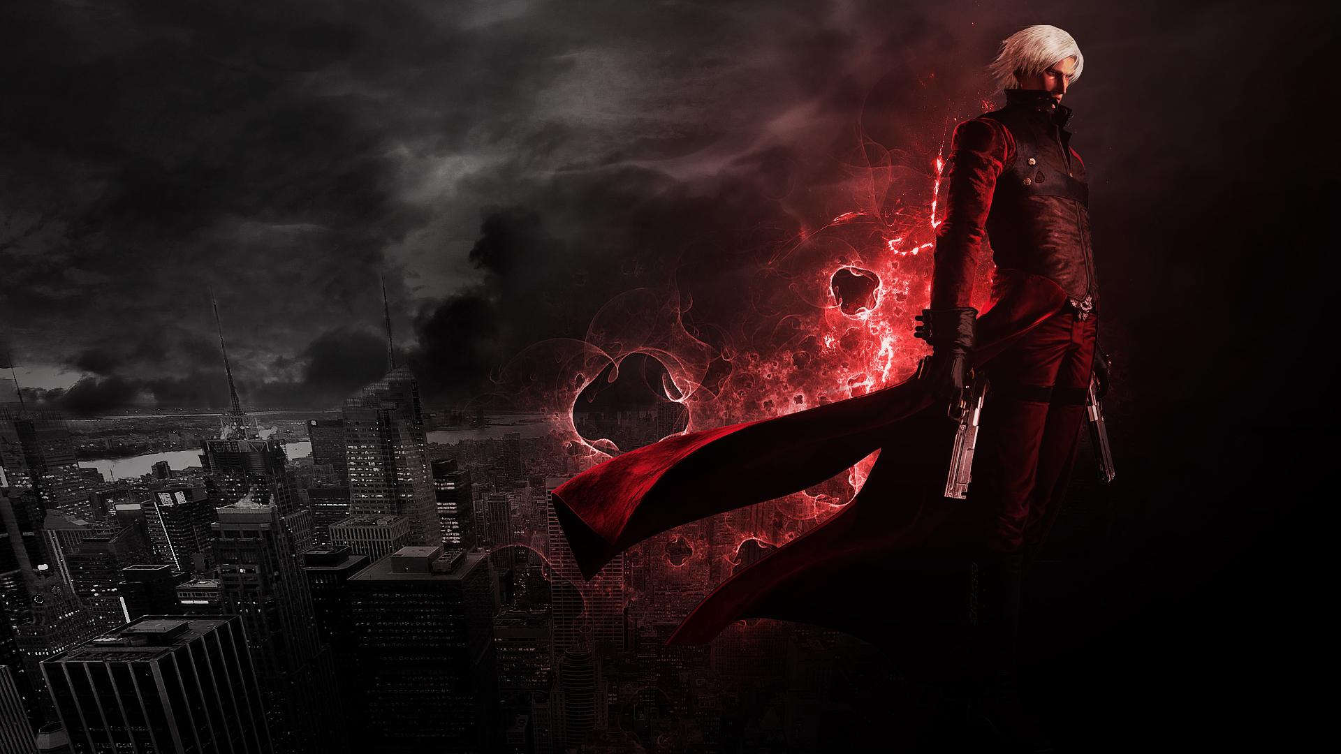 Devil May Cry Dante Full Hd Desktop Wallpaper 1080p