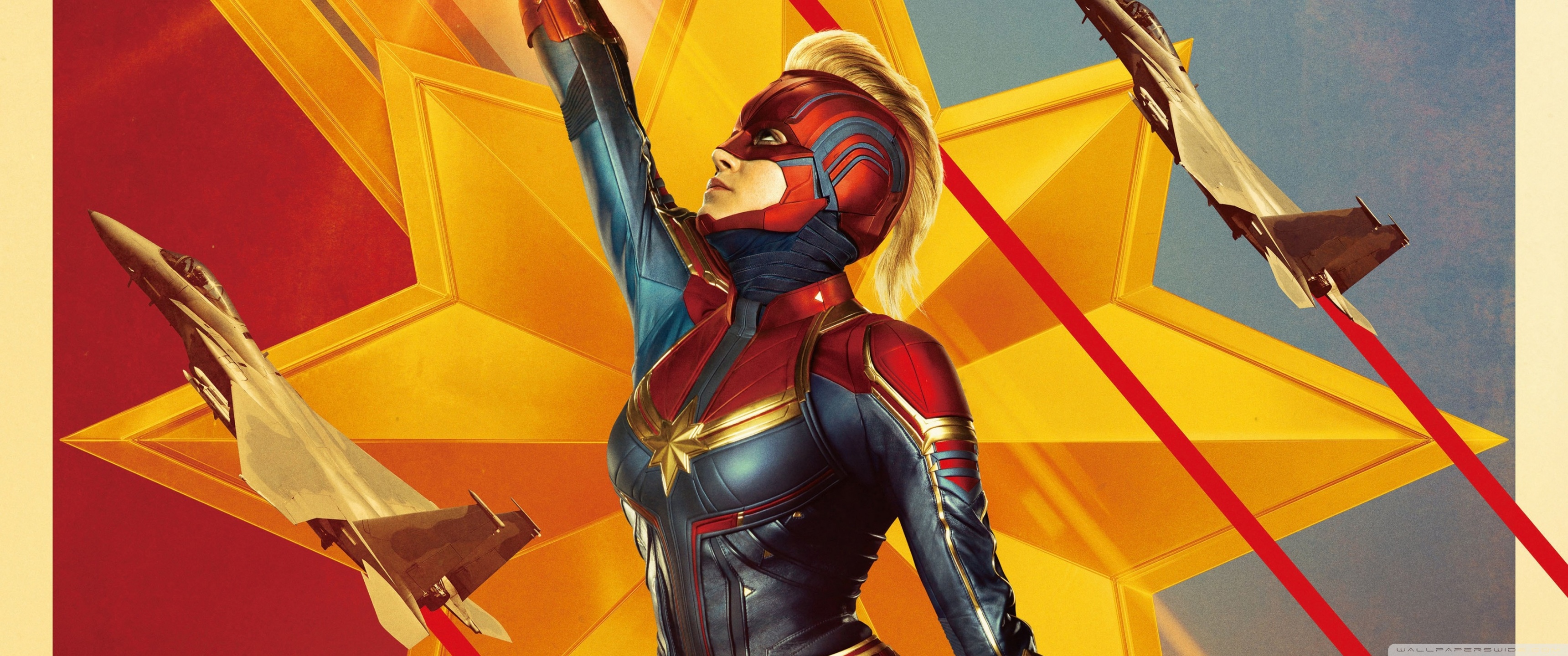 Captain Marvel Ultra HD Desktop Background Wallpaper For