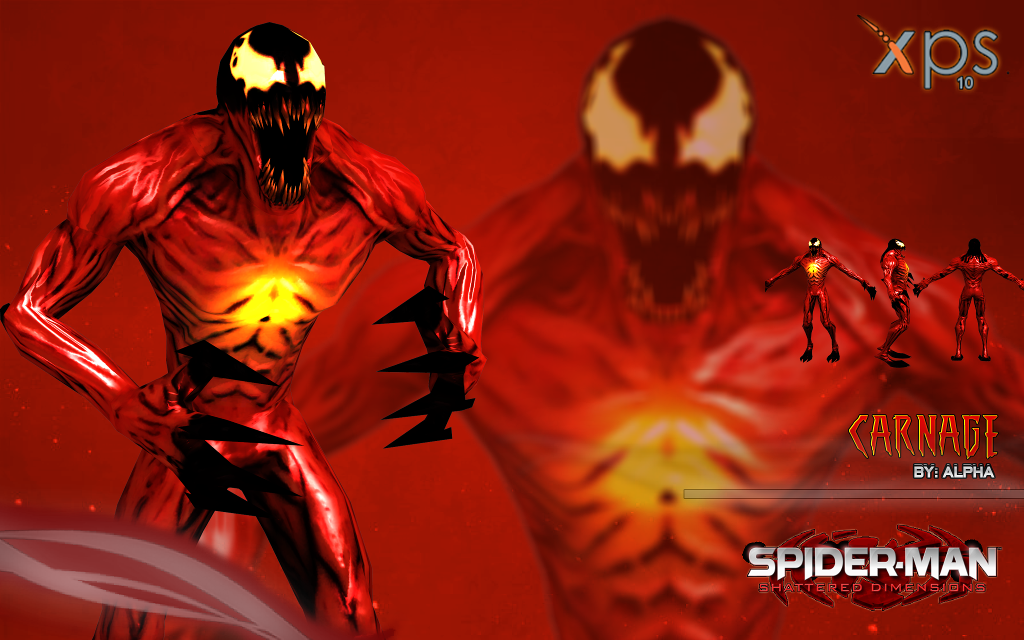 Spider Man Shattered Dimensions Carnage By Xnasyndicate