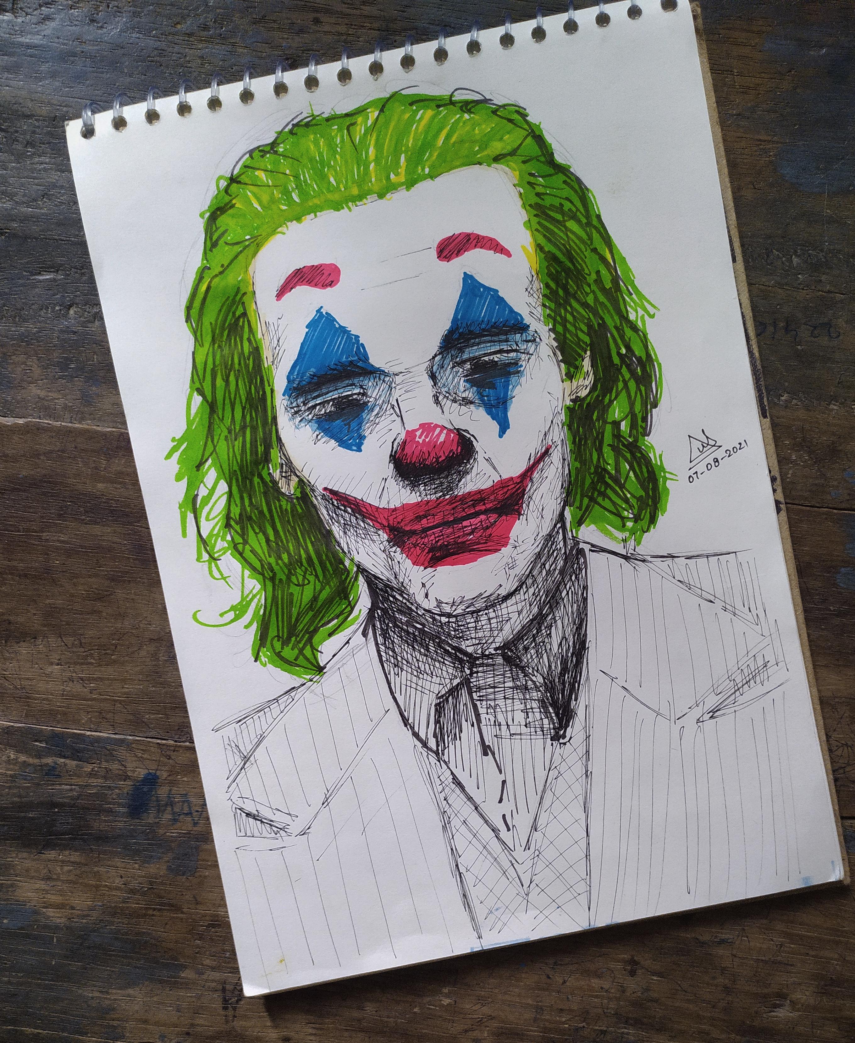 Joker Drawing Wallpaper