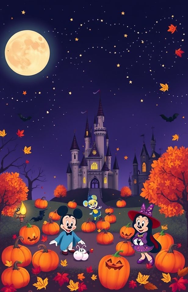 Disney Halloween Wallpaper Background