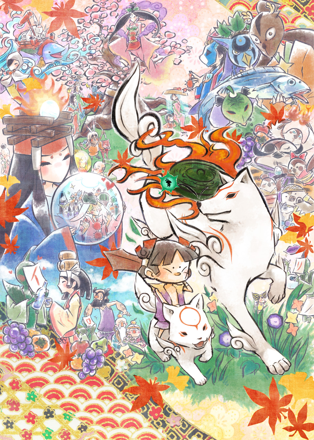Amaterasu Mobile Wallpaper   Zerochan Anime Image Board