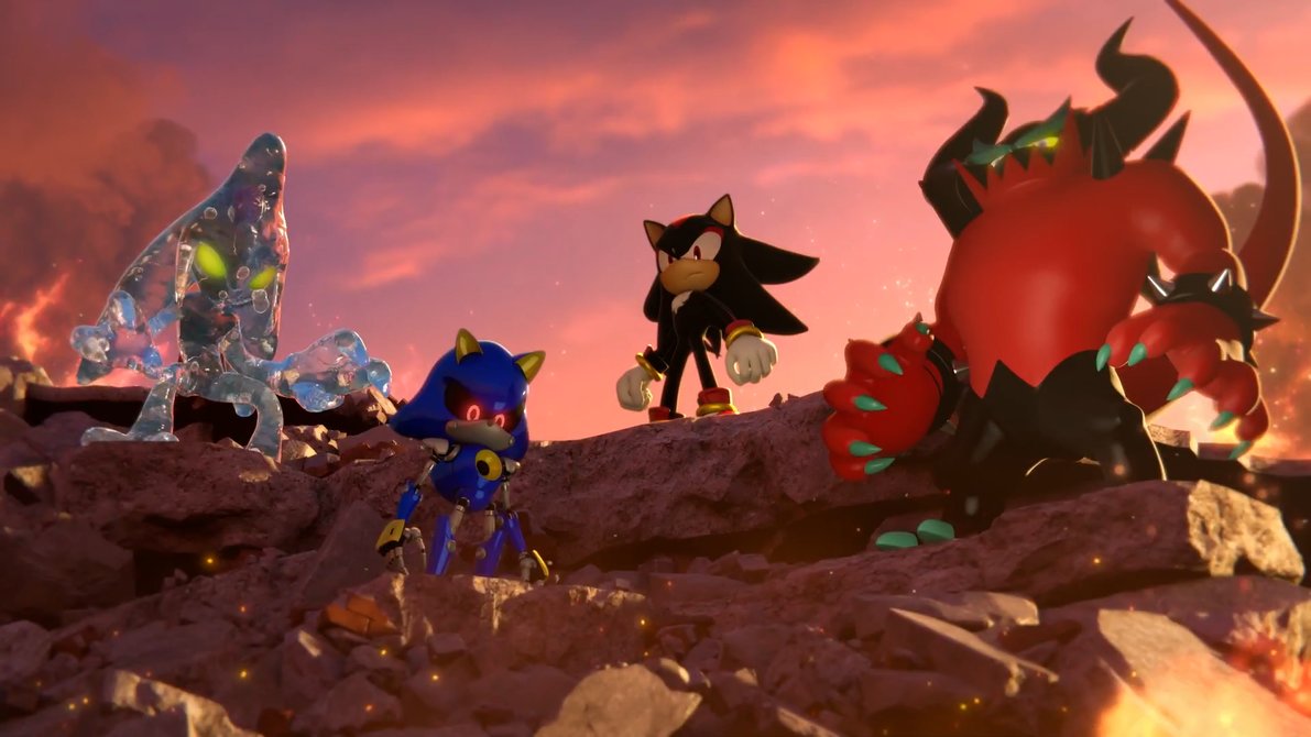 Sonic Forces Chaos Metal Shadow And Zavok By