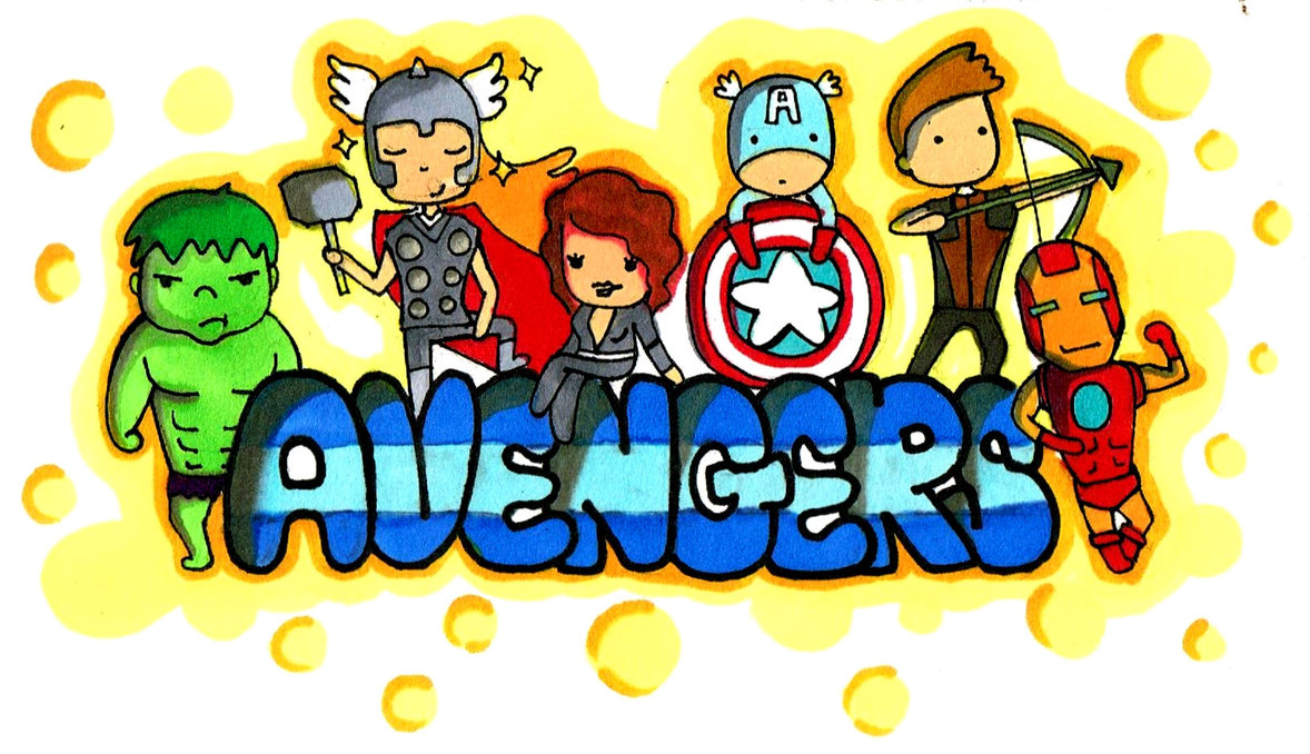 Free download Cute Avengers Cartoon The avengers by hamydsart [1178x678]  for your Desktop, Mobile & Tablet | Explore 49+ Avengers Cartoon Wallpaper  | Avengers Logo Wallpaper, The Avengers Wallpaper, Avengers Wallpaper Mural
