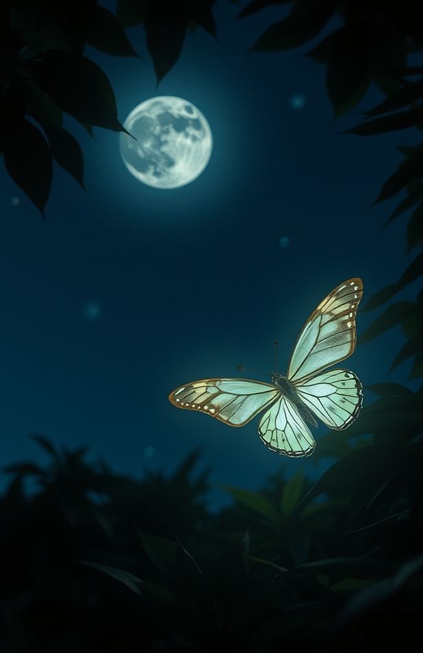 Night Butterfly Wallpaper