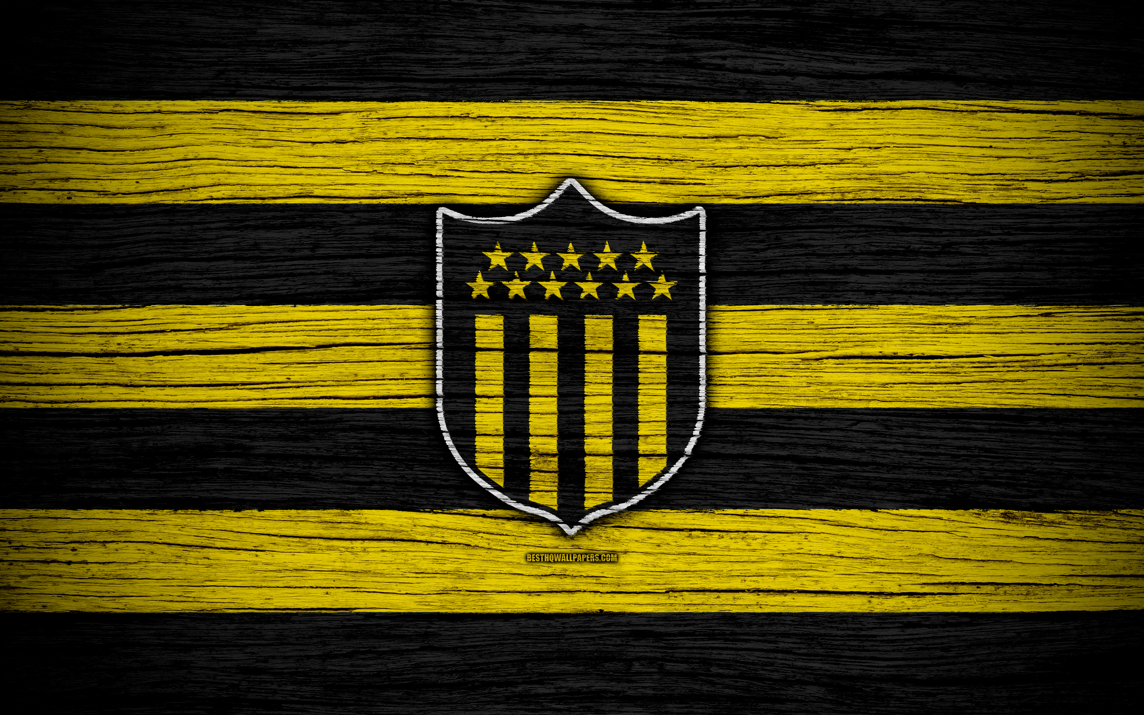 Wallpaper 4k Penarol Fc Logo Uruguayan Primera