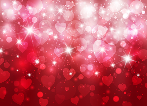 Animal Valentine Background Heart Background