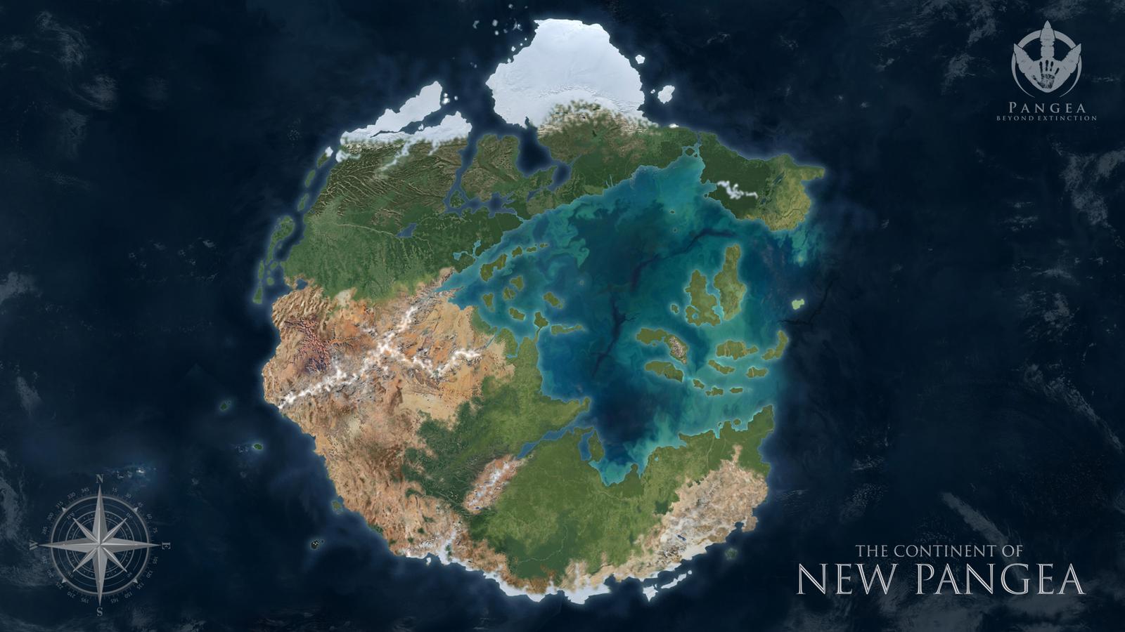 Pangea Beyond Extinction Map By Joshuadunlop