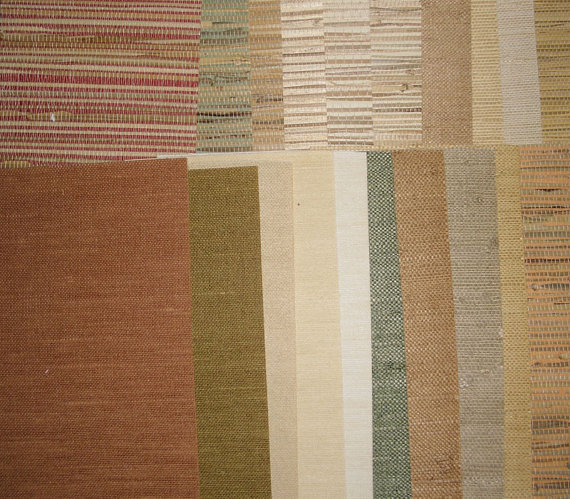 Wallpaper Samples Discontinued Grasscloth For Crafting